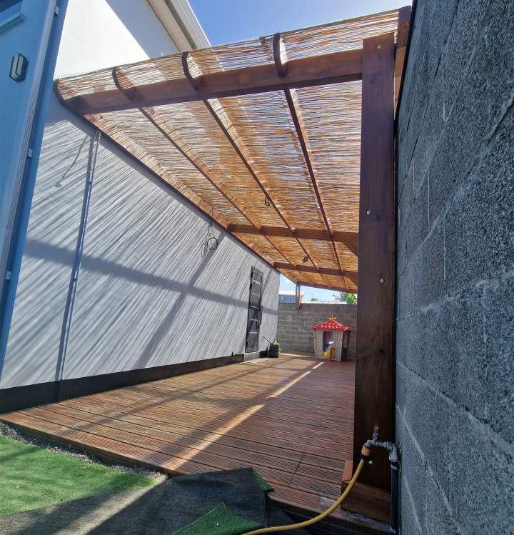 Création de pergola en bois La Réunion