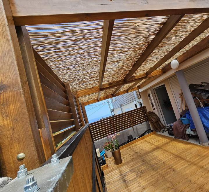 Pergola en bois La Réunion