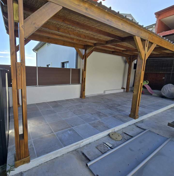 Pose de pergolas bois La Réunion