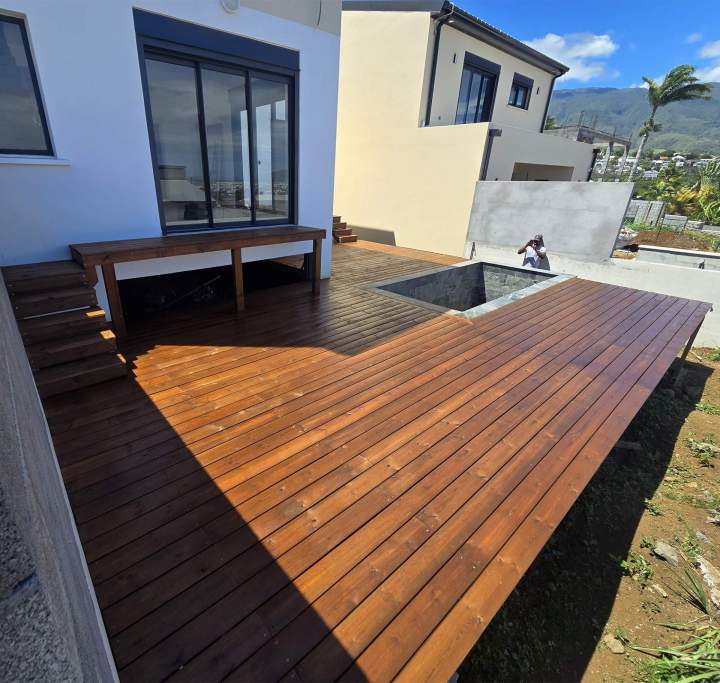 Terrasse en bois sur mesure La Réunion 