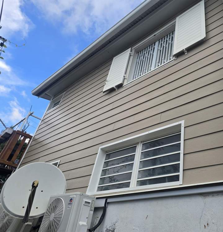 Bardage façade fibre ciment La Réunion