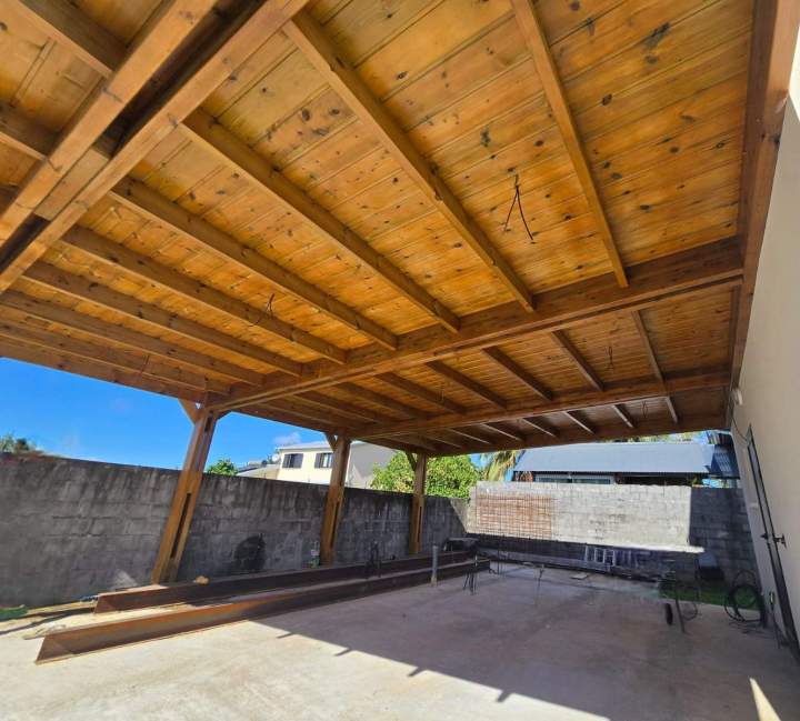 Fabrication carport bois La Réunion